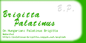 brigitta palatinus business card